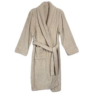 The‎ Company Store Long Terry Robe Size Small Turkish Cotton Spa Buff Bathrobe